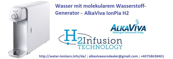 AlkaViva ionpia H2 molekularem Wasserstoff wasser- Generator